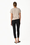 Grey Rib Hand-Distressed T-shirt