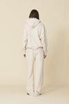 Beige Pants With Lace Inserts - FW25