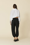 White Wrap Blouse With Long Sleeves - FW25