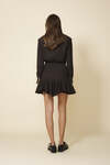 Brown Ruffled Mini Skirt - FW25