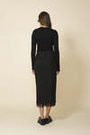 Black Midi Lace Skirt - FW25