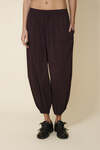 Burgundy Cotton Pants