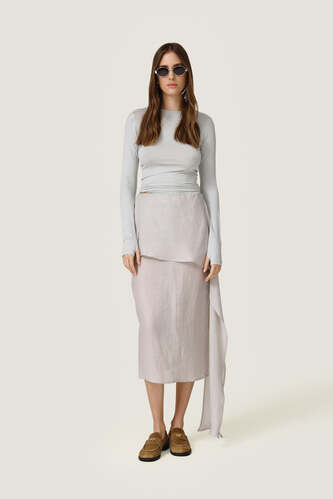 Grey Basic Blouse - SS26 - PNK Casual