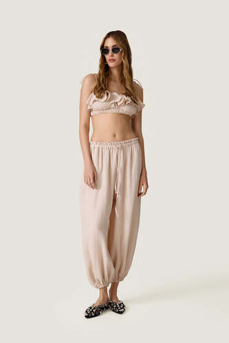 Beige Cotton Top - SS26 - PNK Casual