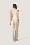 Light Yellow Cotton Tank Top - SS26