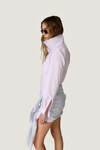 Rose Dress with detachable sarong in a contrasting color - SS26