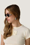 Light Yellow Cotton T-shirt - SS26