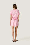 Rose T-shirt featuring a discreet wire inserted into the hem - SS26