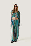 Fluid silk-viscose pants crafted -Limited Edition