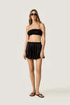 Silk Cropped Top with Thin Straps