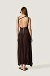 Flowy maxi skirt with a side slit
