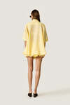 Yellow Oversized Shirt with Fluid Silhouette