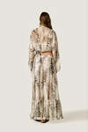 Printed Silk Blend Maxi Skirt