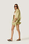 Pistachio Green Ruffle Shorts