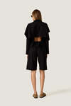 Black Longline Tailored Shorts